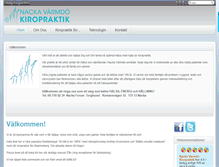 Tablet Screenshot of nv-kiropraktik.se